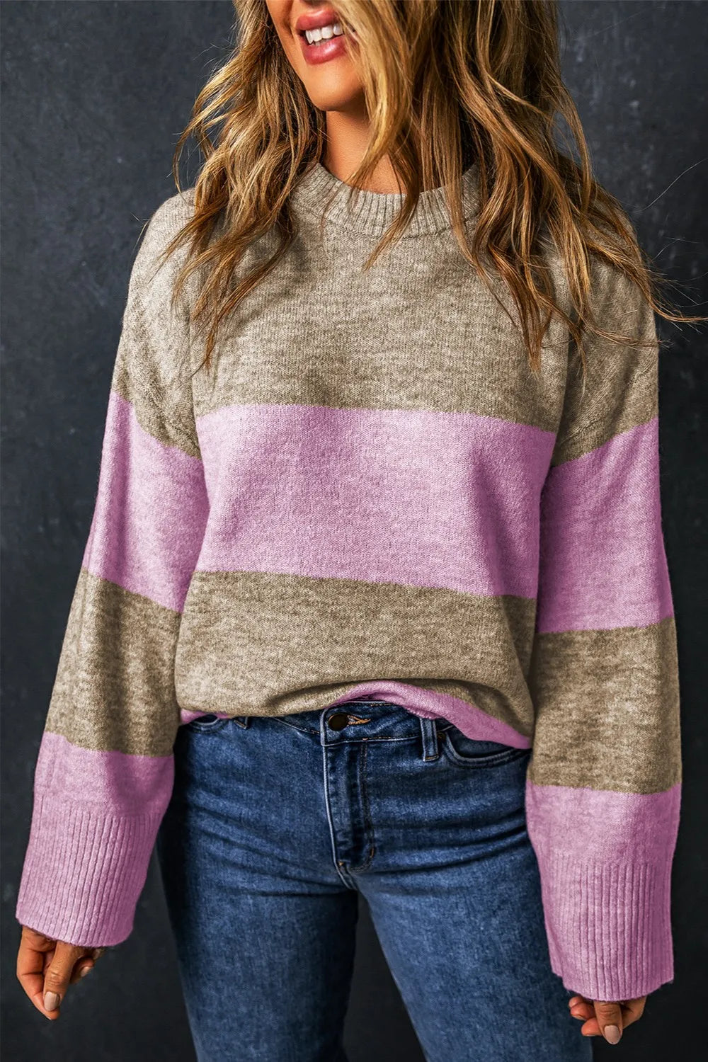 Sugarstripe Knit Sweater