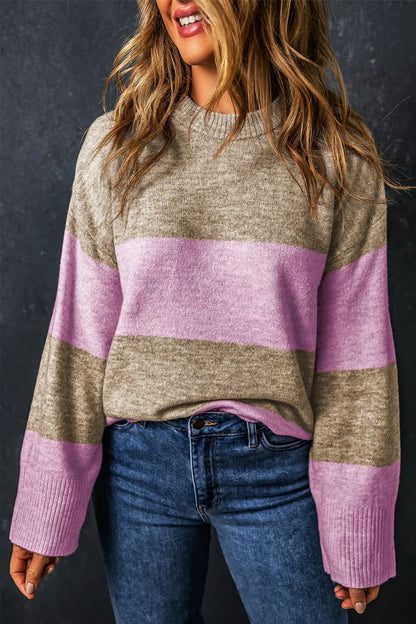 Sugarstripe Knit Sweater