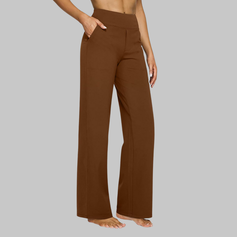 Michelle | Women’s High Waist Wide Leg Pants