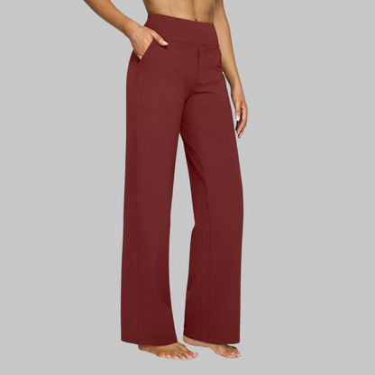 Michelle | Women’s High Waist Wide Leg Pants