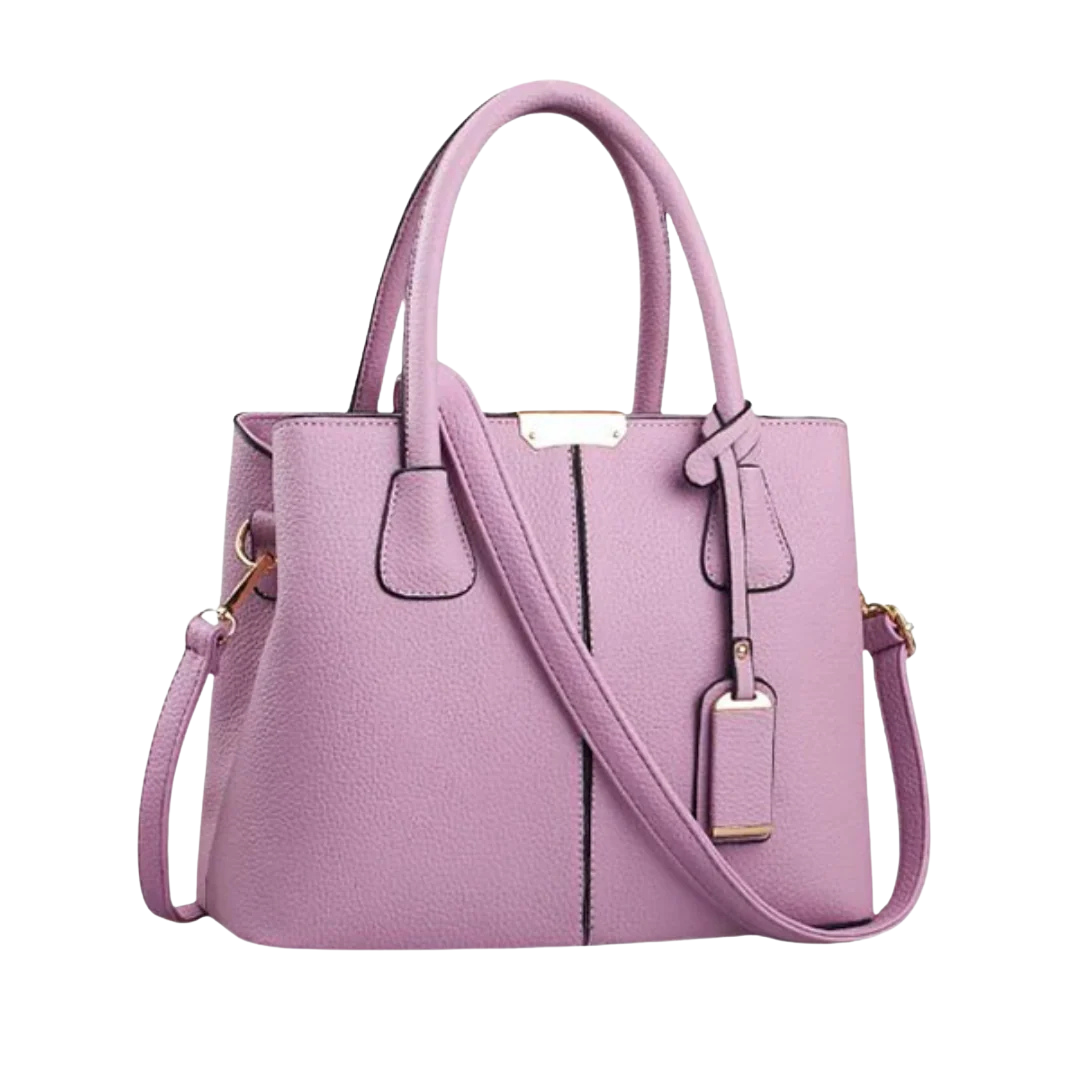 Selene - Elegant Structured Tote Handbag With Detachable Shoulder Strap