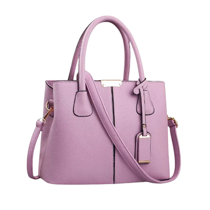 Selene - Elegant Structured Tote Handbag With Detachable Shoulder Strap
