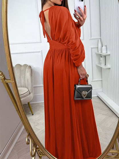 Harvest Glow Maxi Dress