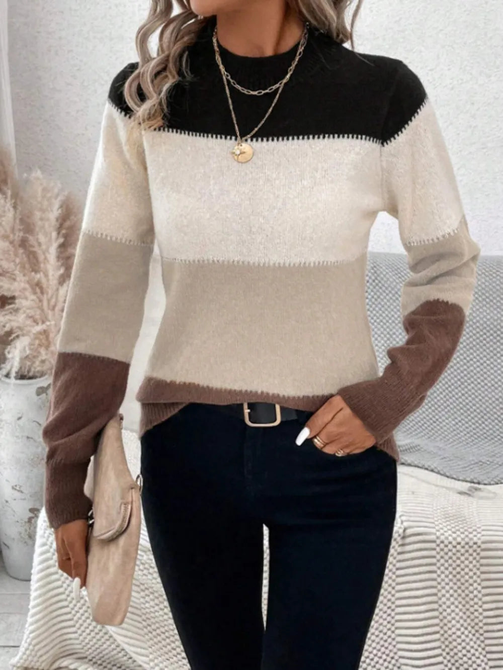 The Rowan Block Sweater