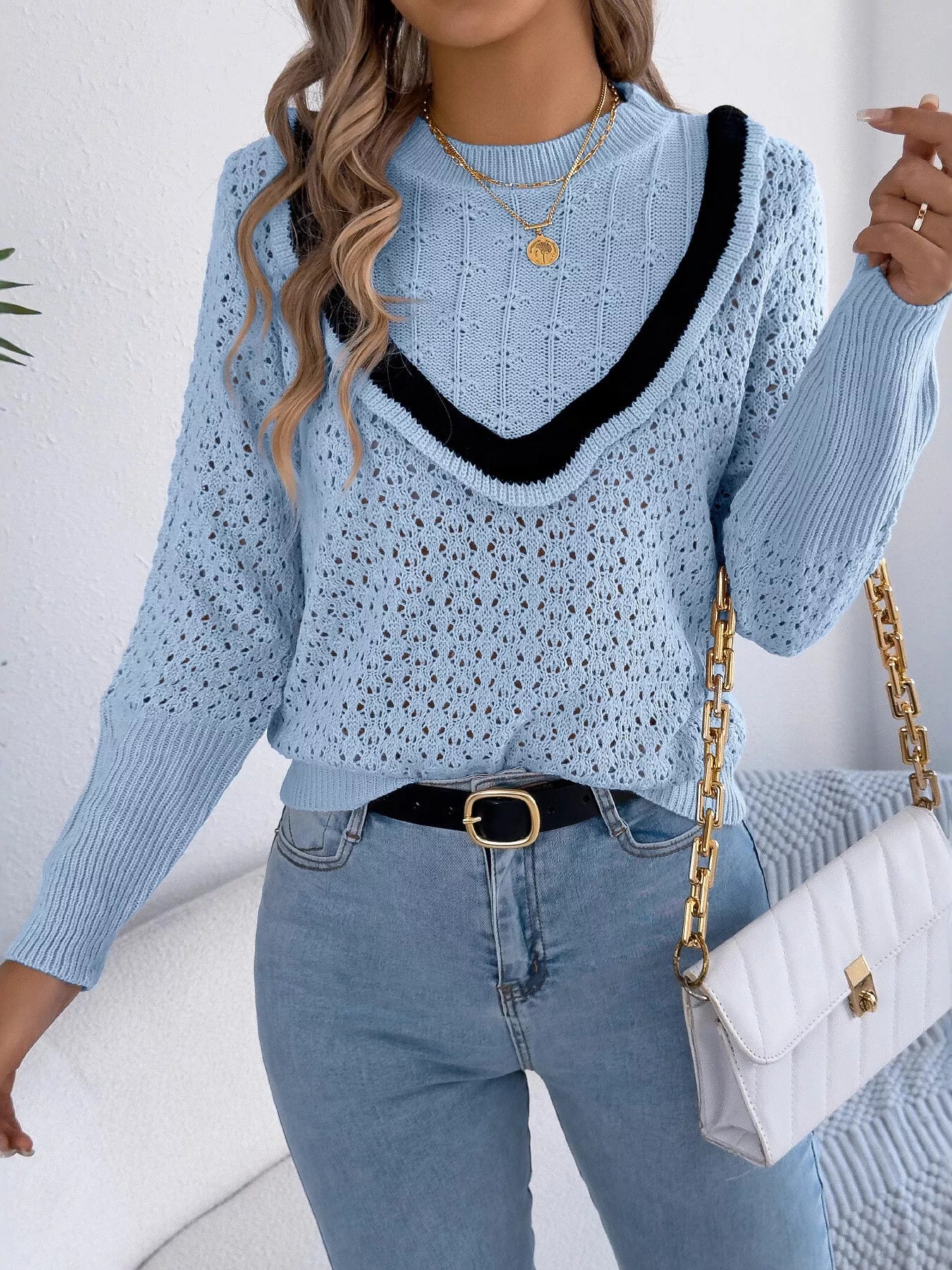 Glacier Kiss Knit Sweater