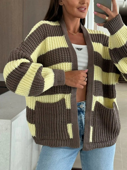 Merry & Bright Striped Cardi