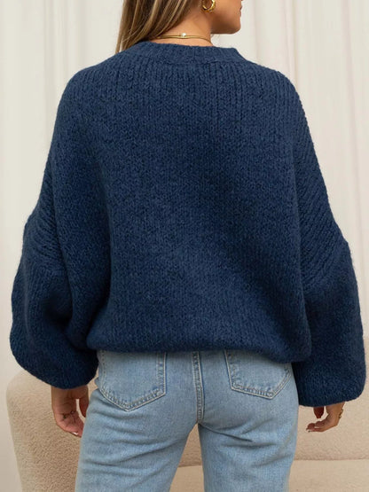Winter Moonlight Bouclé Sweater