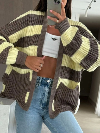 Merry & Bright Striped Cardi