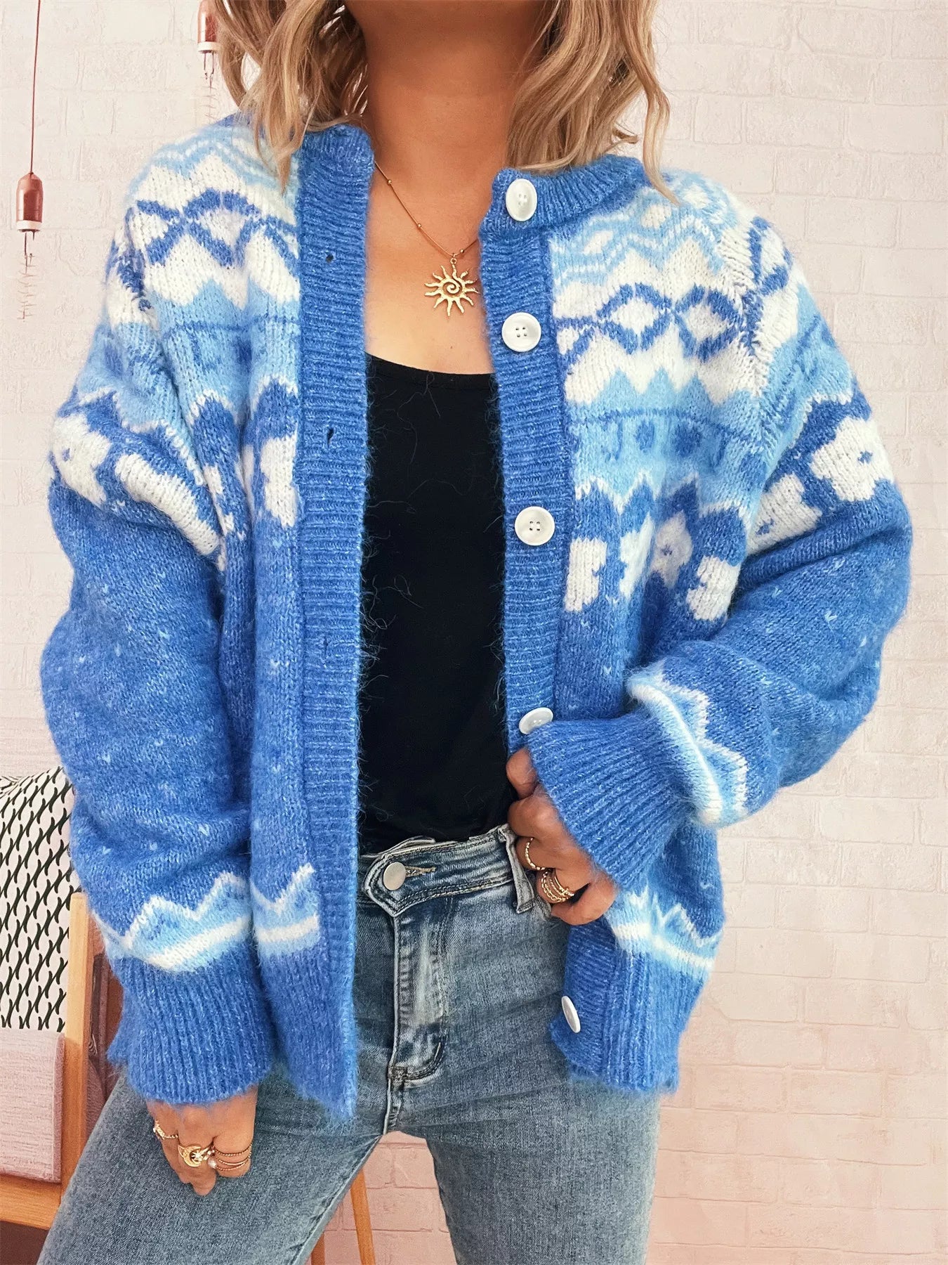 Frosted Chalet Cardigan
