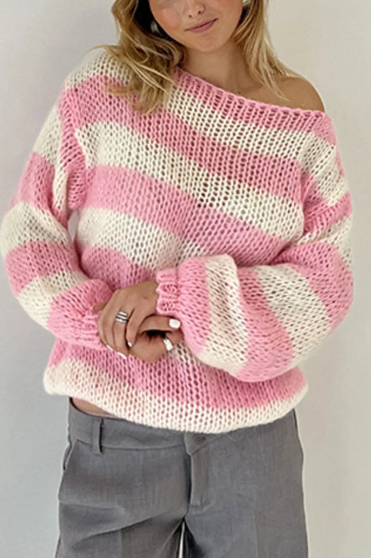 Bubblegum Stripe Sweater