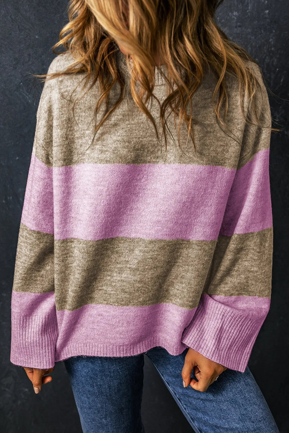 Sugarstripe Knit Sweater