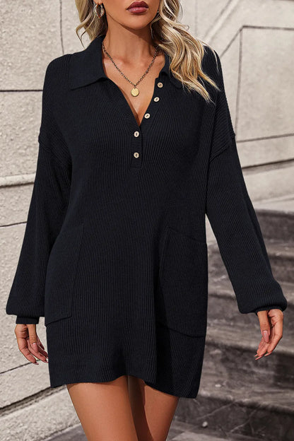 City Ease Henley Dress