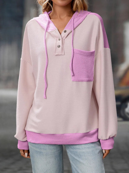 Starfall Henley Pullover Hoodie