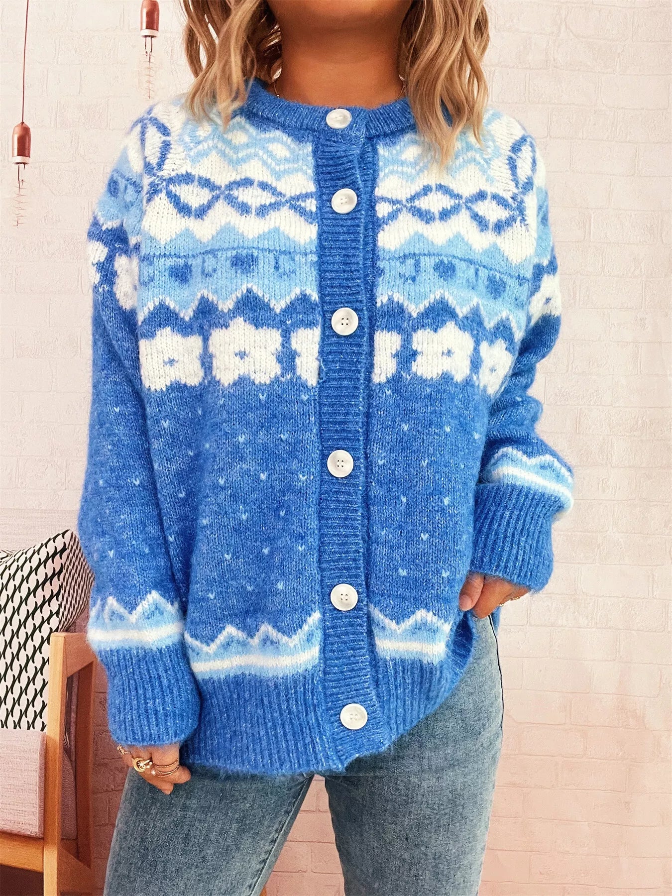 Frosted Chalet Cardigan