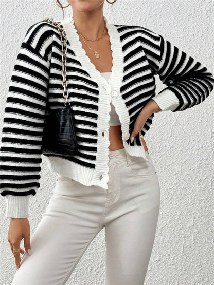 Bubblegum Stripe Cardigan