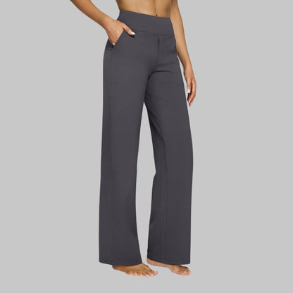 Michelle | Women’s High Waist Wide Leg Pants