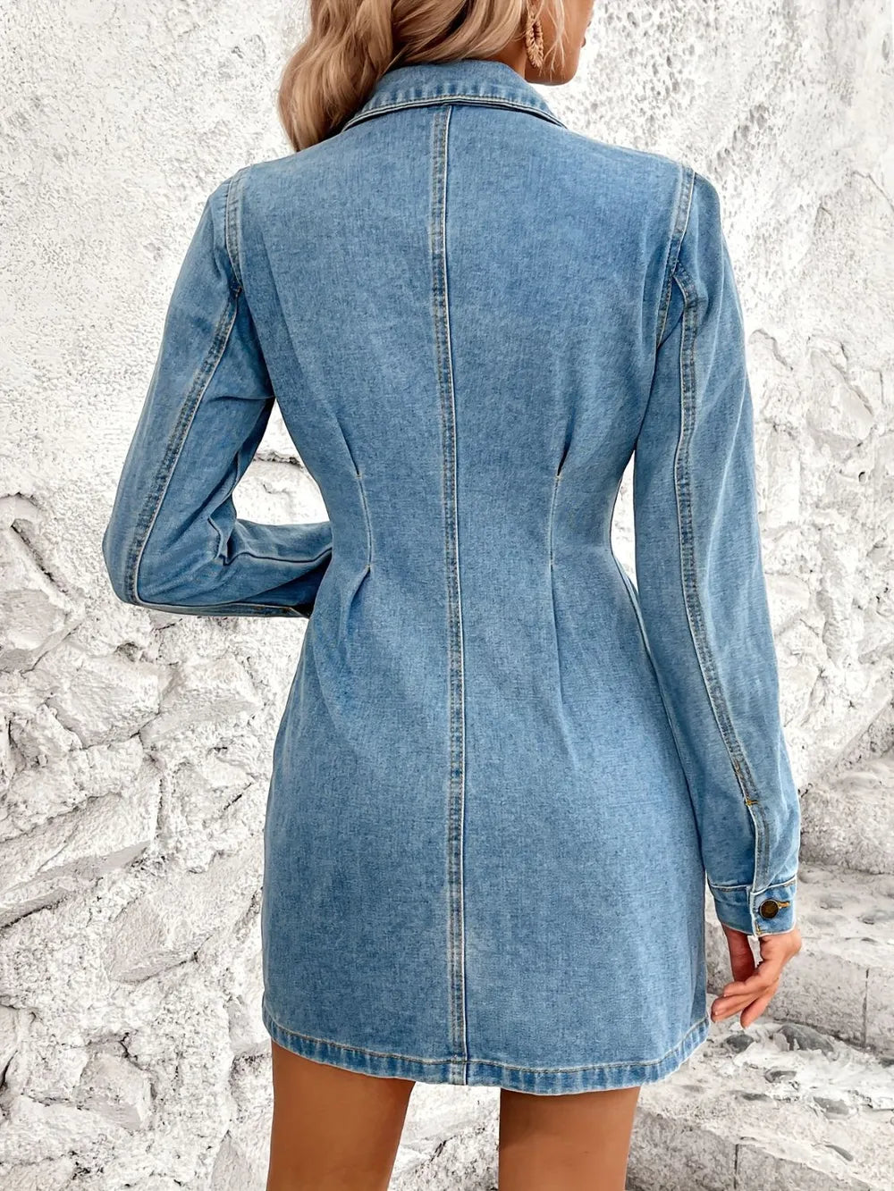 Uptown Denim Mini Dress