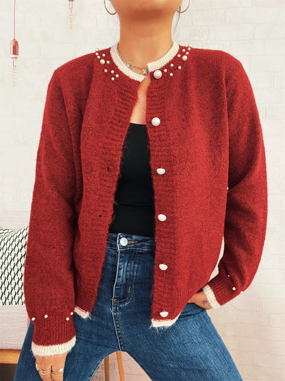 Cranberry Cheer Cardigan