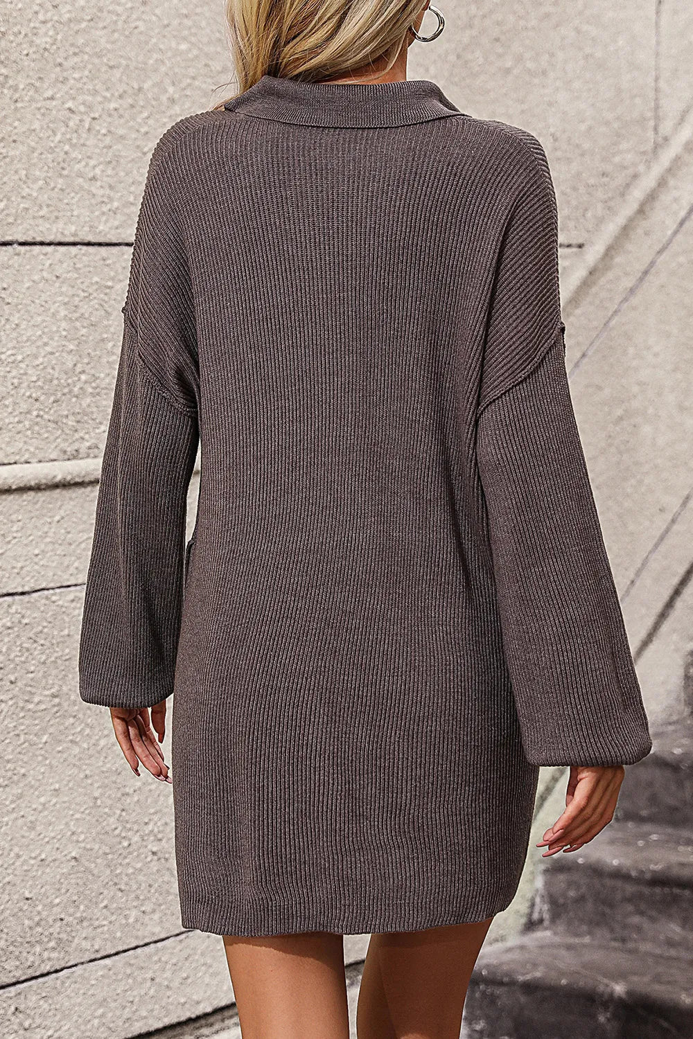 City Ease Henley Dress