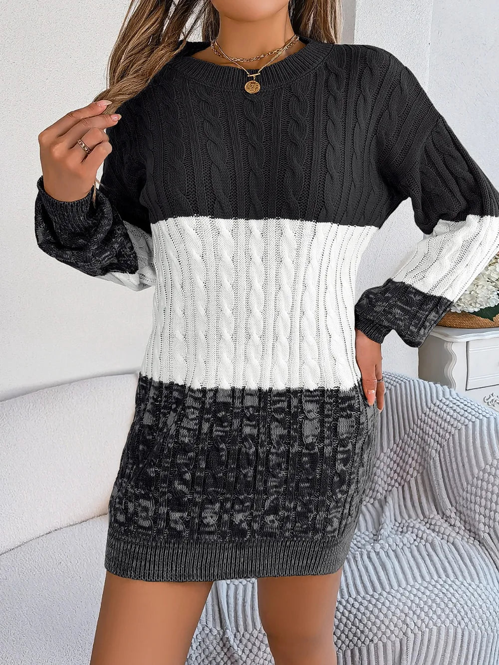 The Block Party Sweater Dress