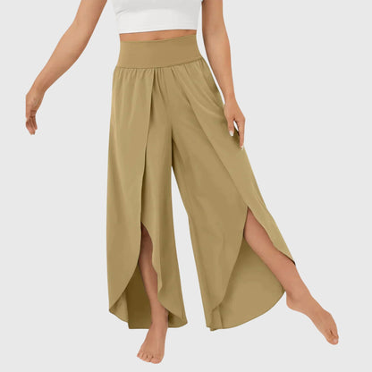 Eleanor | Women’s Wide Leg Split Hem Pants