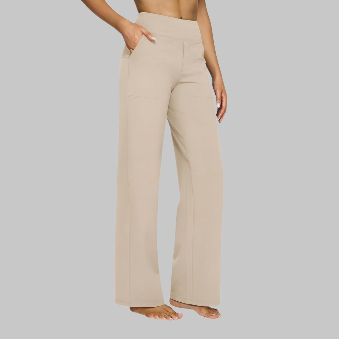 Michelle | Women’s High Waist Wide Leg Pants