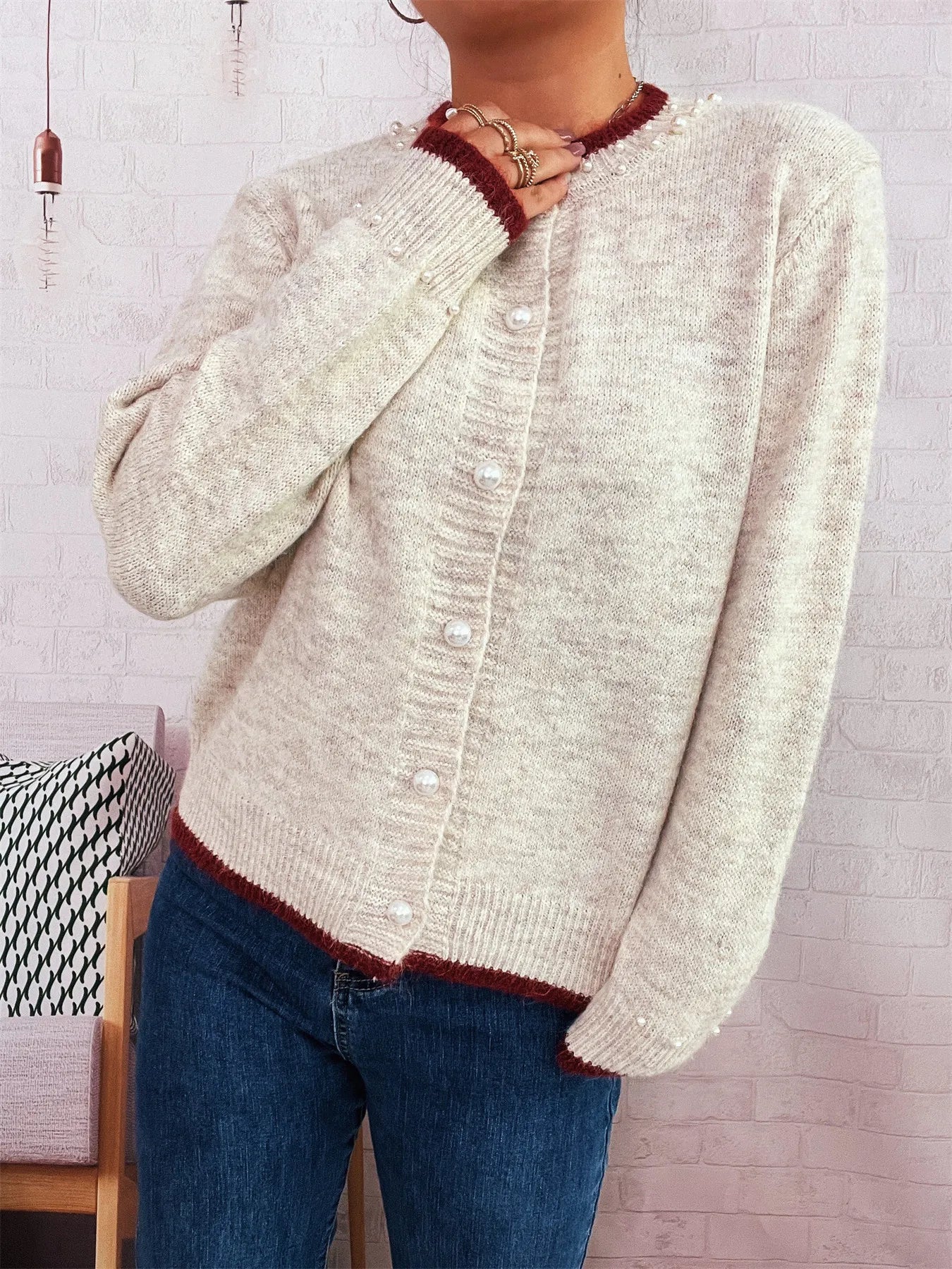 Cranberry Cheer Cardigan
