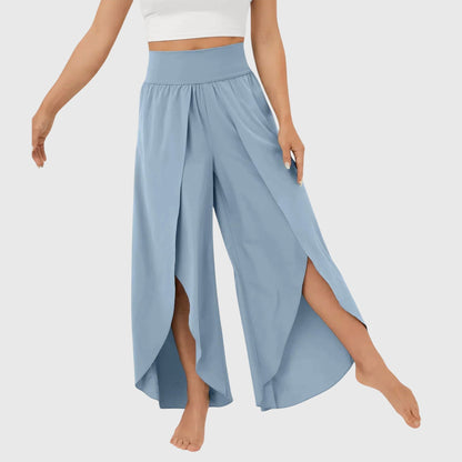 Eleanor | Women’s Wide Leg Split Hem Pants