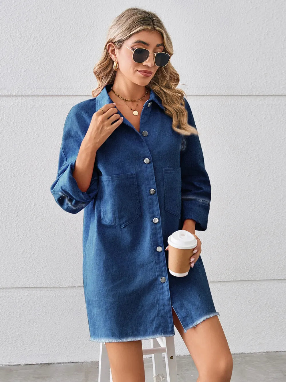 Backstage Pass Shirt Dress
