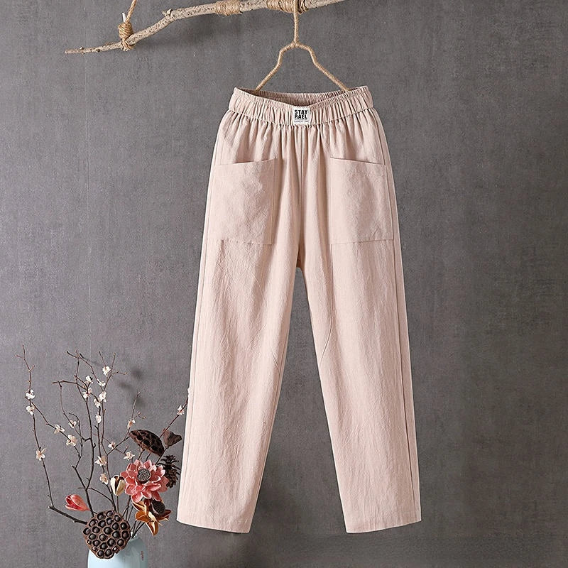 Rose | Women’s Elastic Waist Casual Loose Pants
