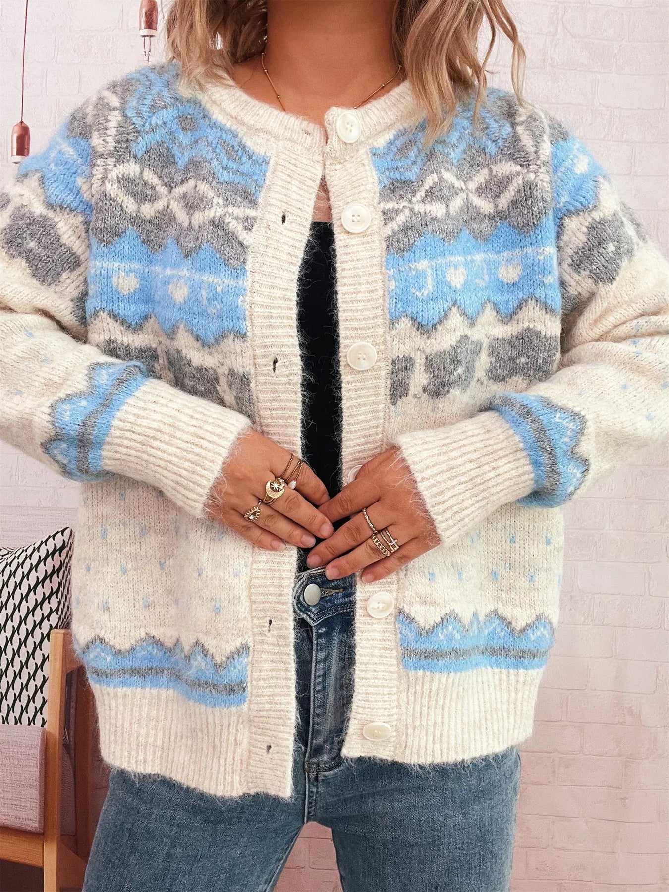 Frosted Chalet Cardigan