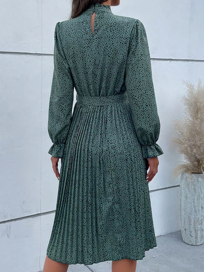 Animal Flounce Dress