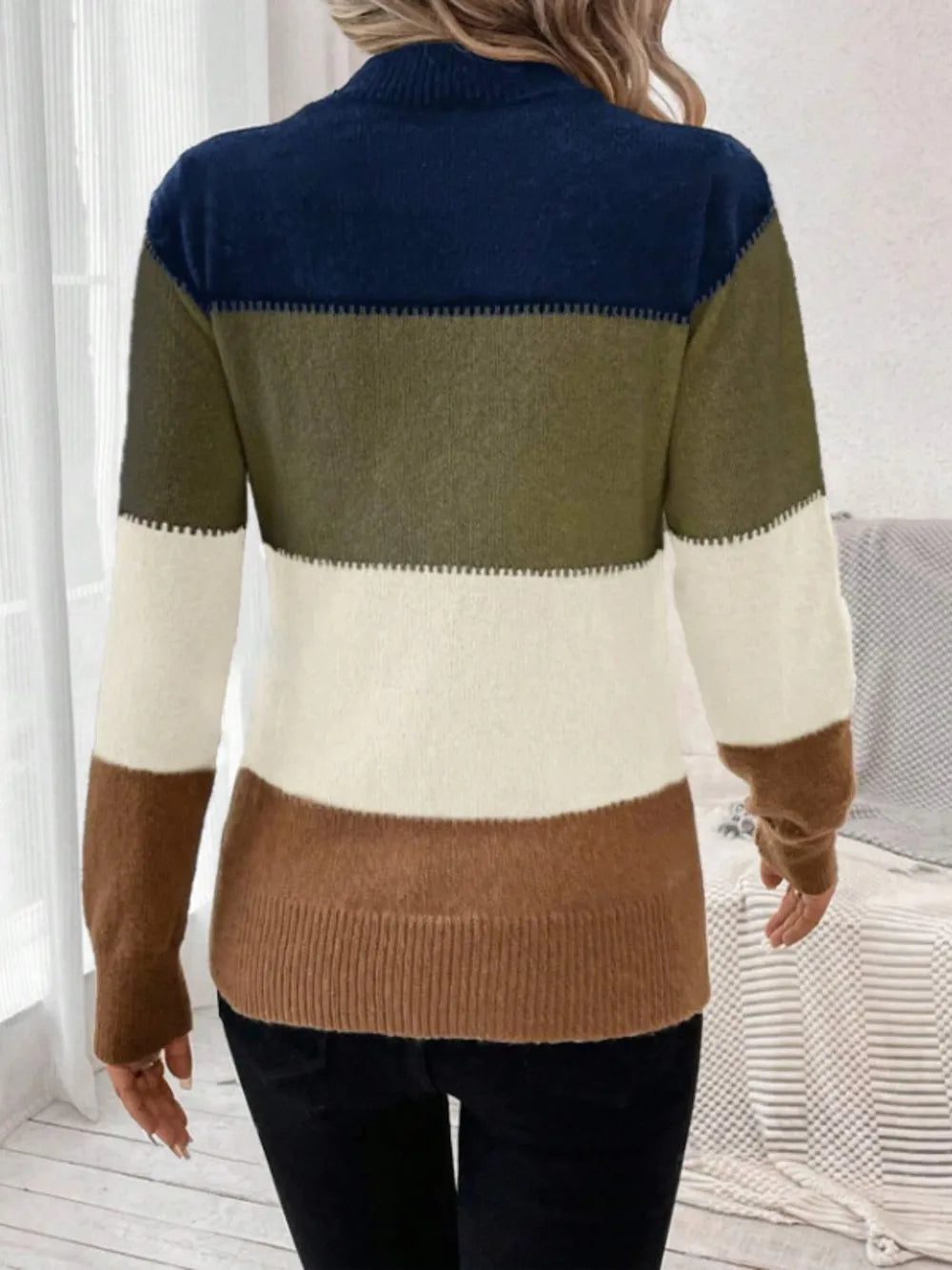 The Rowan Block Sweater