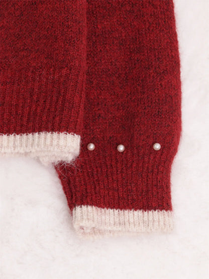 Cranberry Cheer Cardigan