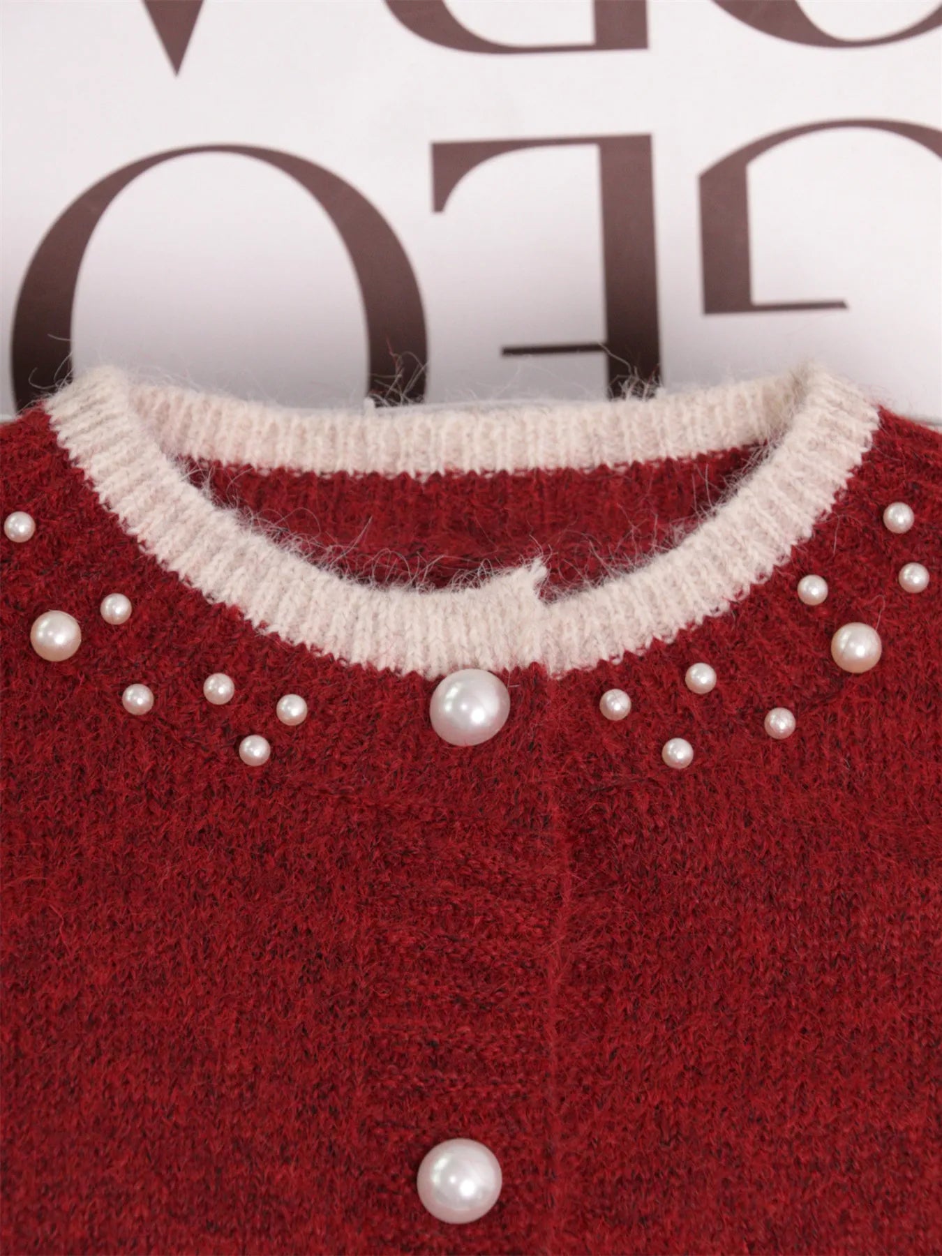 Cranberry Cheer Cardigan
