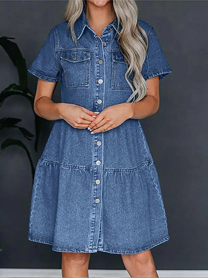 Sunday Stroll Denim Dress
