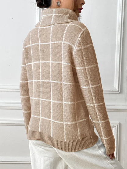 Winter Plaid Sweater