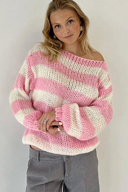 Bubblegum Stripe Sweater