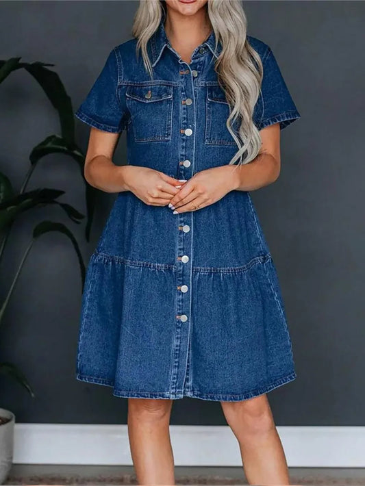 Sunday Stroll Denim Dress