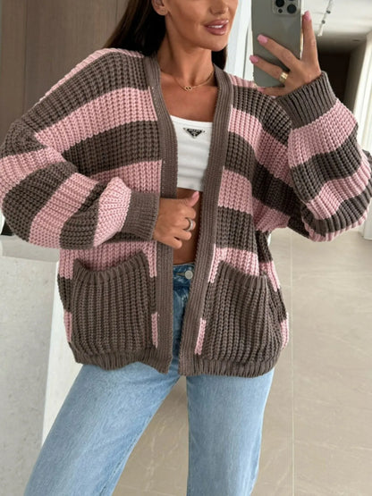 Merry & Bright Striped Cardi