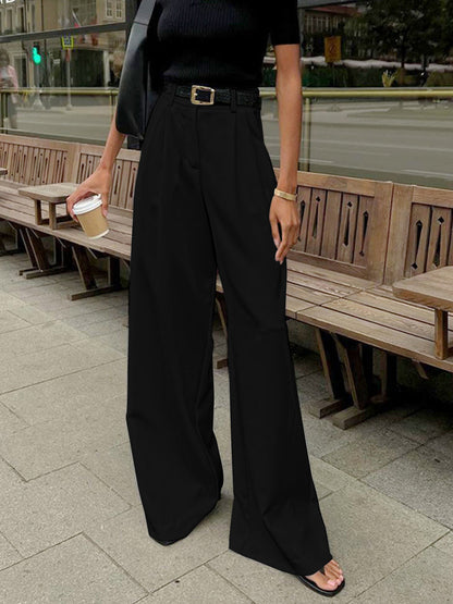 Maria | Women’s High Waist Wide Leg Trousers