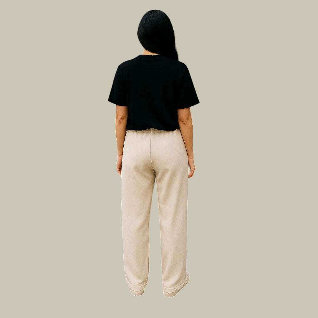 Daisy | Women’s High Waist Classic Wool Wide Leg Trousers