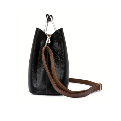 Rosa - Chic Dual Handle Handbag With Crossbody Strap