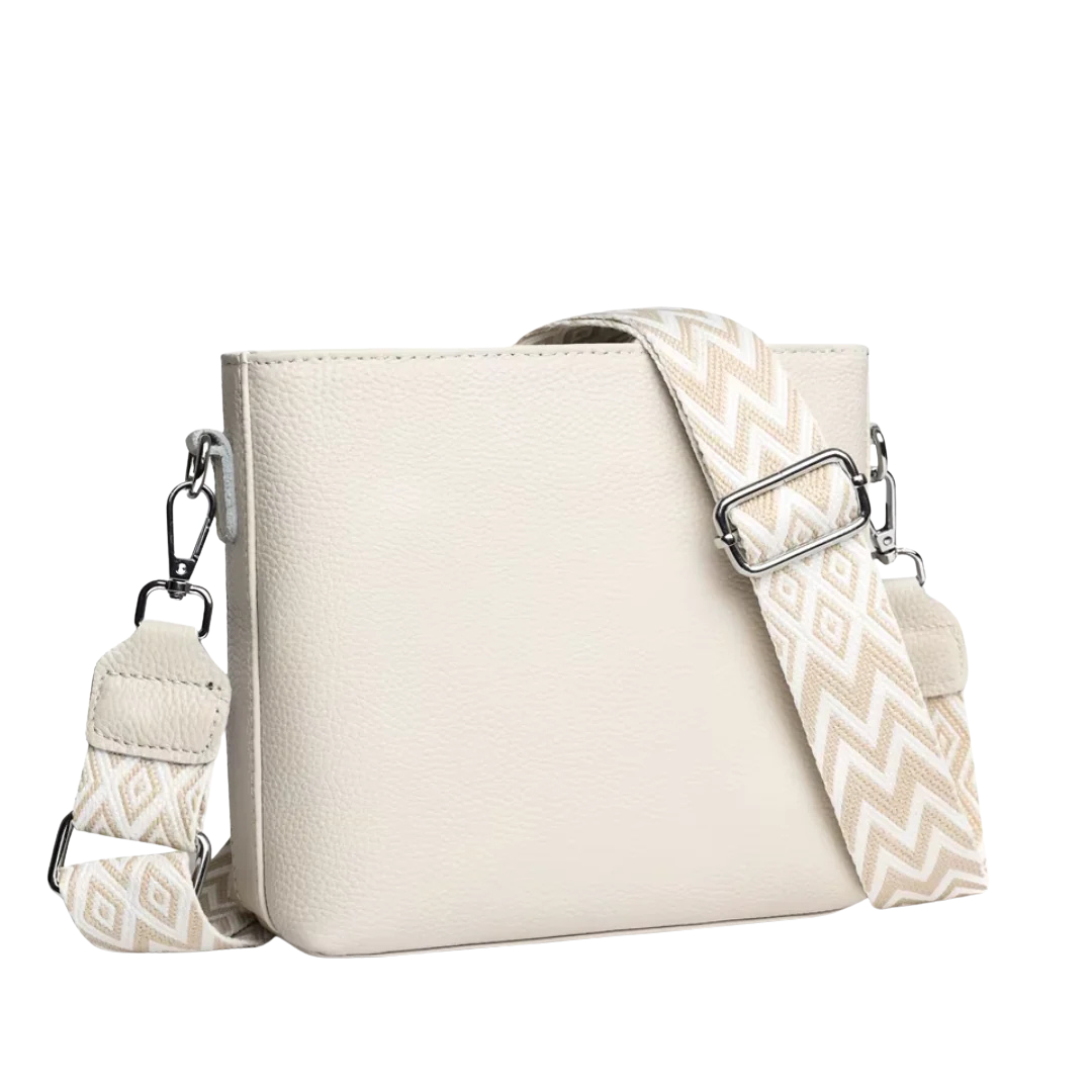 Ivy - Trendy Crossbody Shoulder Bag With Geometric Strap