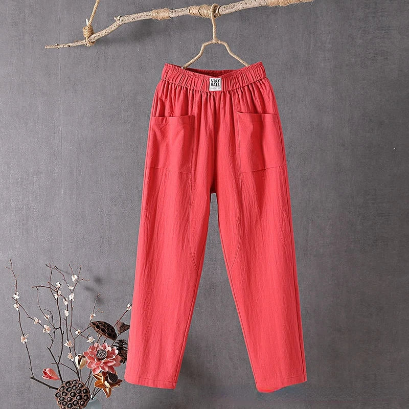 Rose | Women’s Elastic Waist Casual Loose Pants
