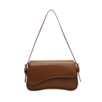 Elle - Minimalist Curved Shoulder Bag With Sleek Design
