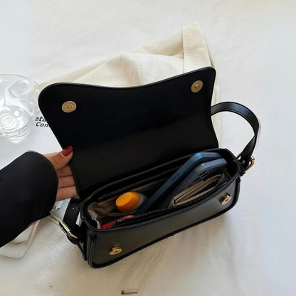 Elle - Minimalist Curved Shoulder Bag With Sleek Design