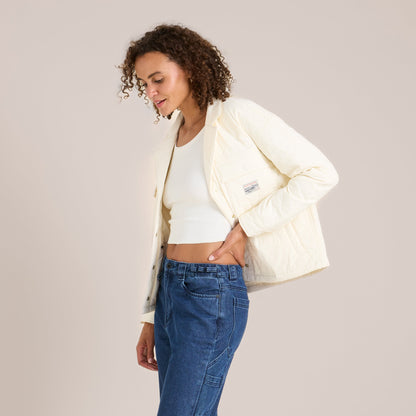 Passport Plush Jacket - White Wolf