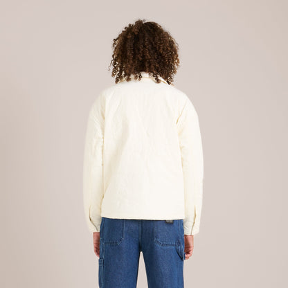 Passport Plush Jacket - White Wolf