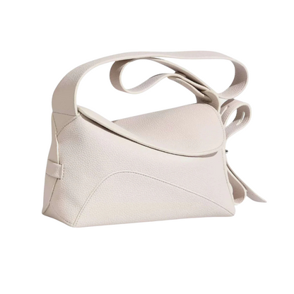 Arden - Modern Sculpted Shoulder Bag With Asymmetrical Flap Design